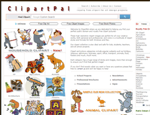 Tablet Screenshot of clipartpal.com